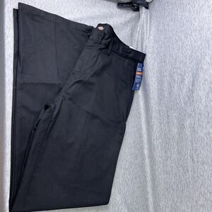 BNWT Dickies Boy's Black Classic Fit /Flat Front /Straight Leg Pants /20 Husky